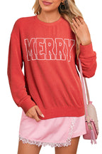 Merry & Bright Rib Knit Top (Colors)