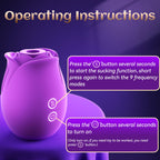 Rosy Whispers – Dual Stimulation Rose Toy with Sucking + G-Spot Vibes