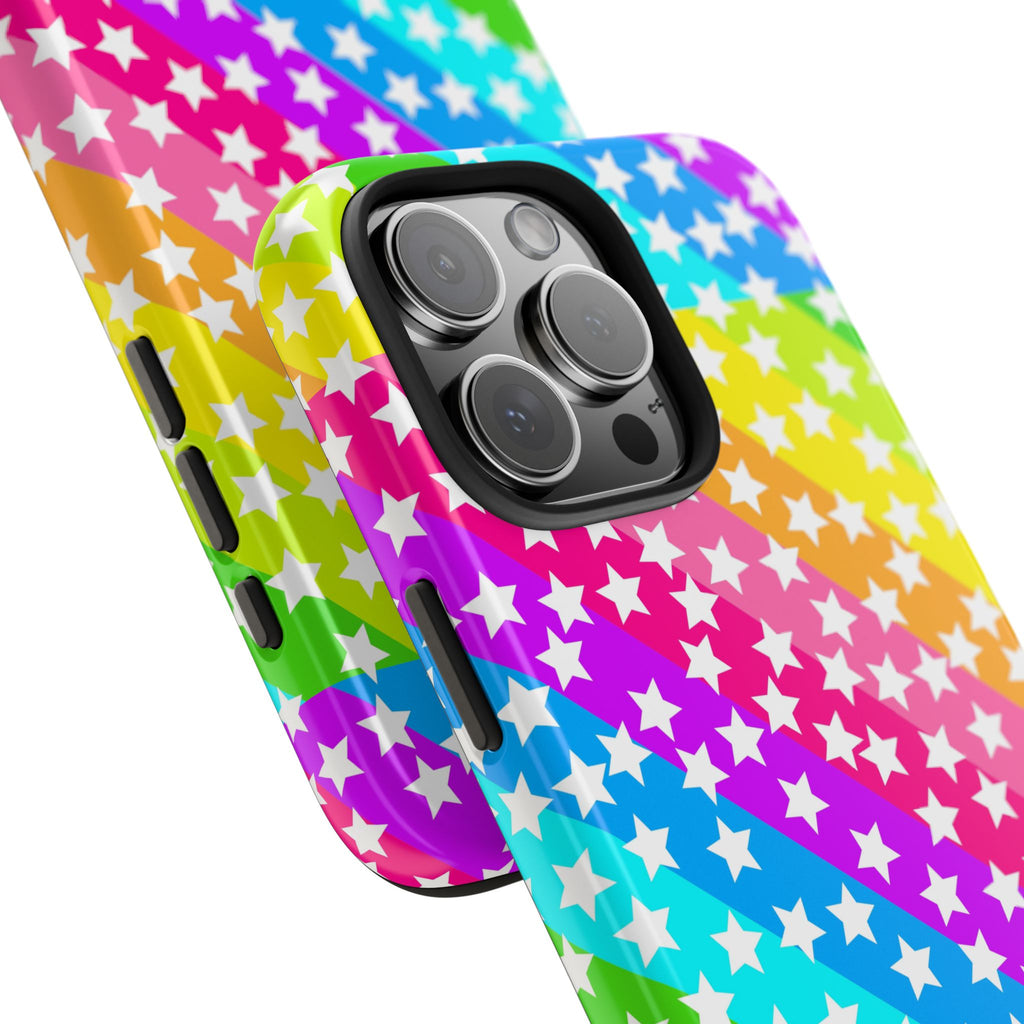 Starry Sprinkle Rainbow Tough iPhone Case