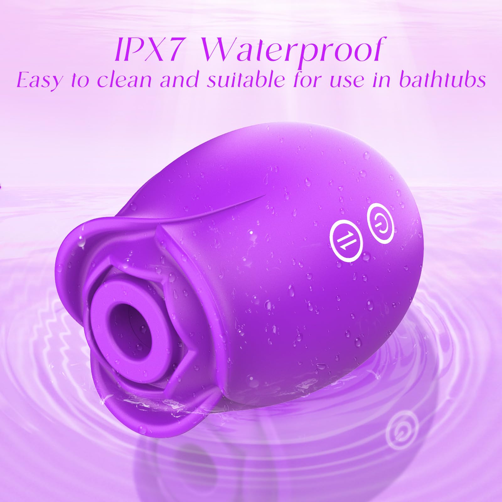 Rosy Whispers – Dual Stimulation Rose Toy with Sucking + G-Spot Vibes