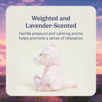 Warmies® Pink Unicorn Plushie – Weighted Lavender