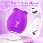 Rosy Whispers – Dual Stimulation Rose Toy with Sucking + G-Spot Vibes