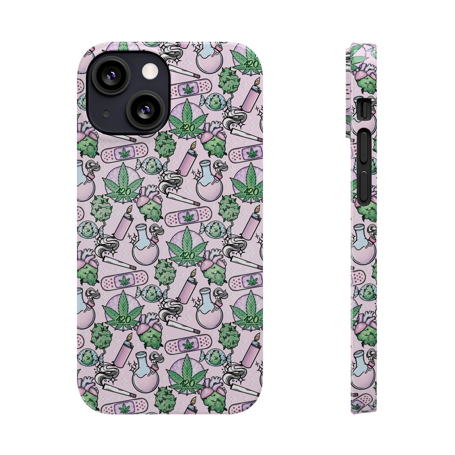 Cute Cannabis iPhone Slim Case