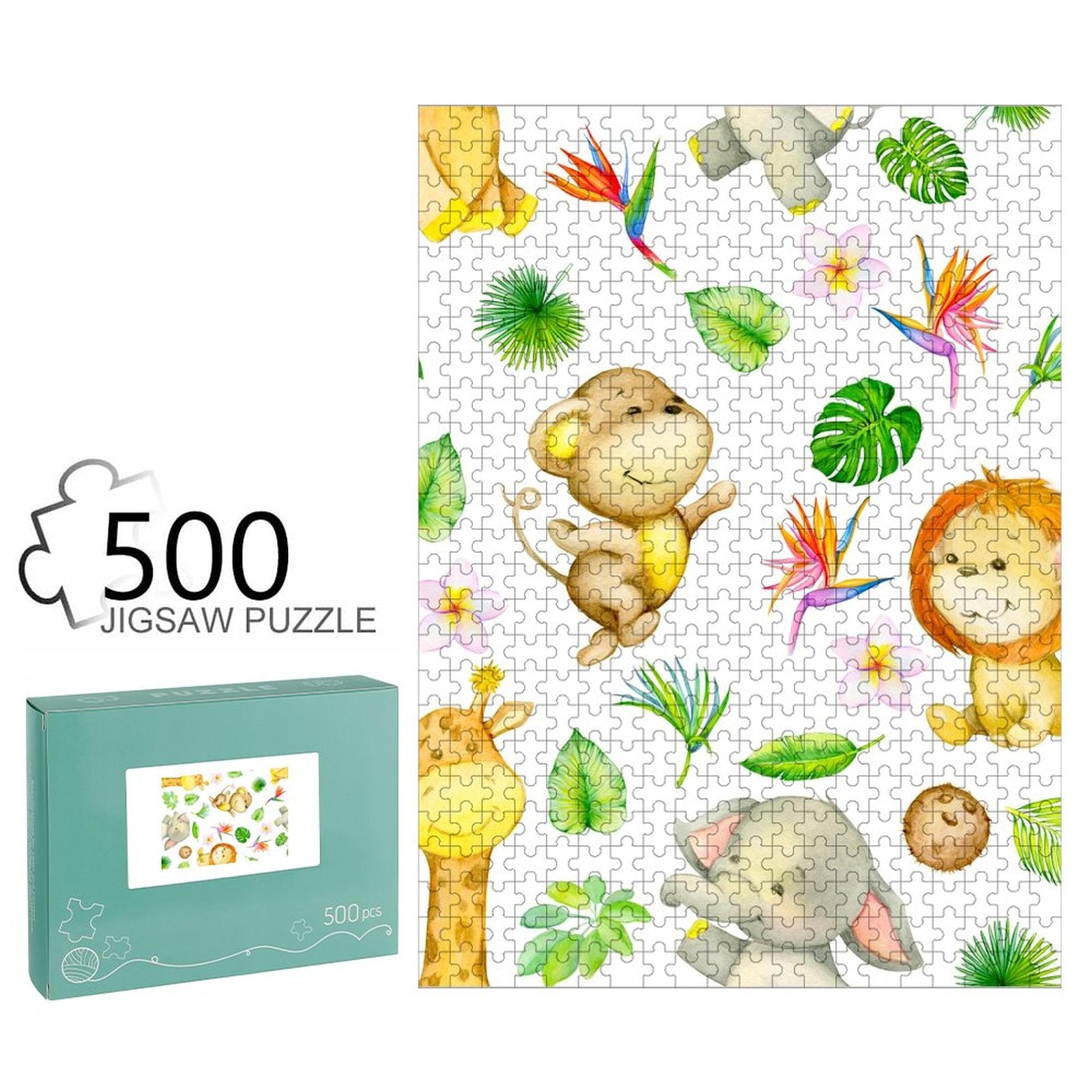 Safari Critters Wooden Puzzle