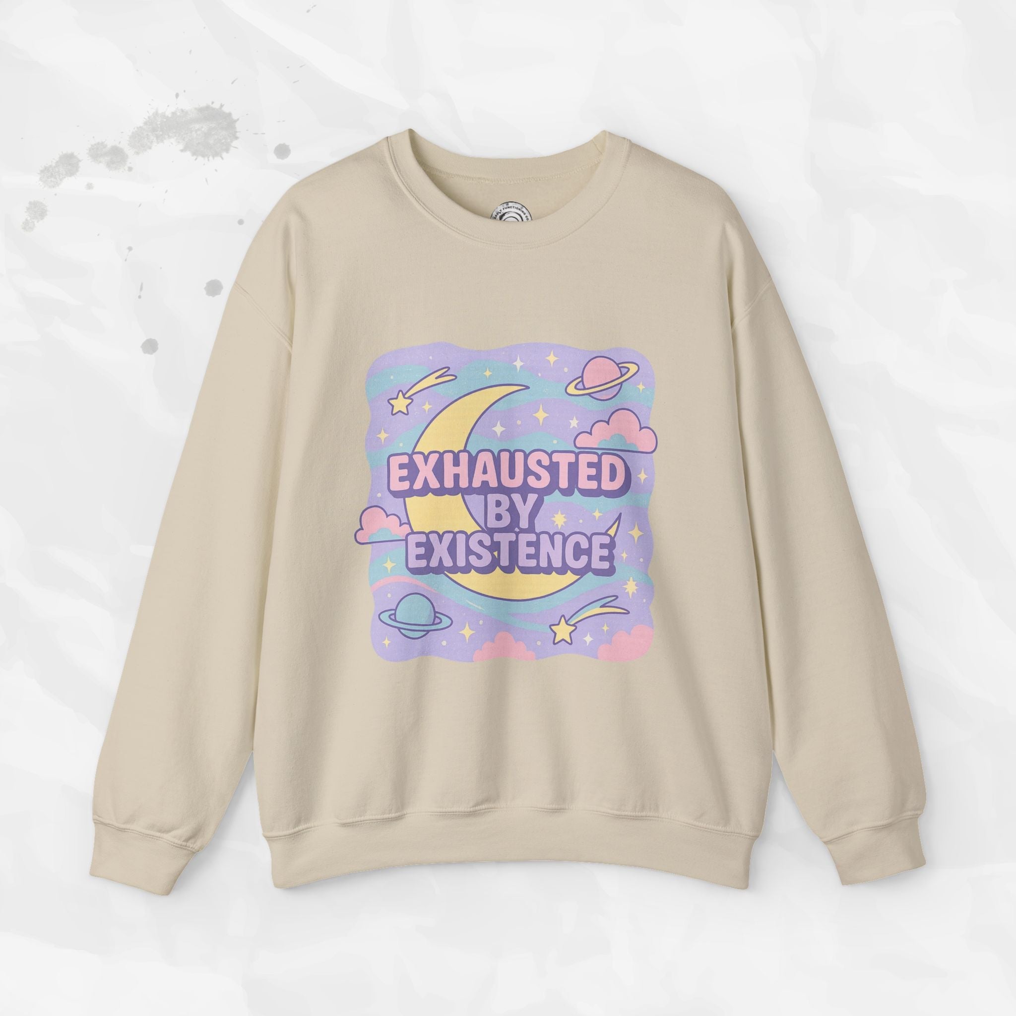 Exhausted by Existence Crew Sweater (Colors)