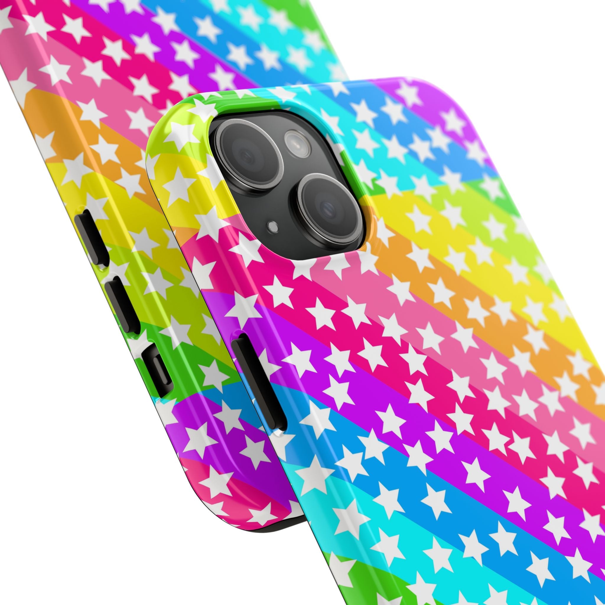 Starry Sprinkle Rainbow Tough iPhone Case