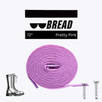 Sweet Pretty Pink Elastic Shoelaces - Puppy's Aesthetics