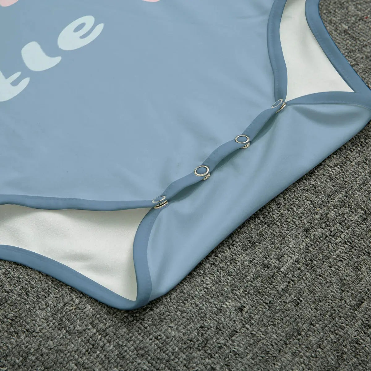 'Little Hug' Blue Bunny Adult Unisex Onesie - Image #2