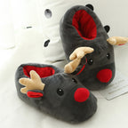 Rudy Snuggle Reindeer Unisex Slippers