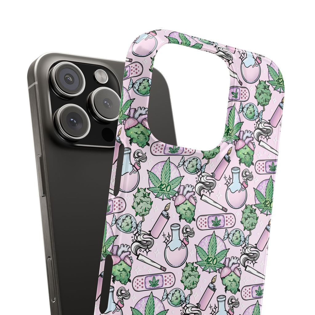 Cute Cannabis iPhone Slim Case