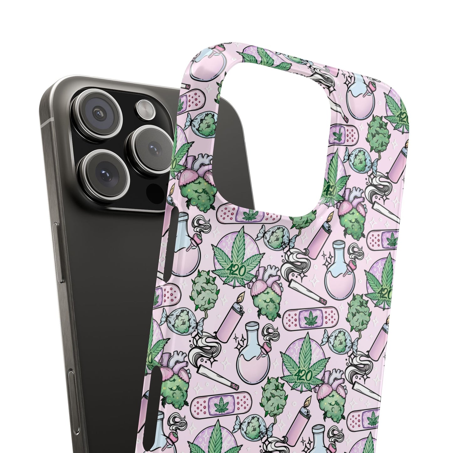 Cute Cannabis iPhone Slim Case