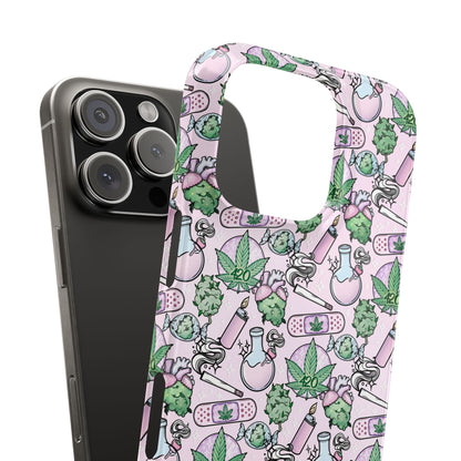 Cute Cannabis iPhone Slim Case