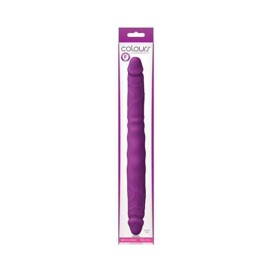 Colours Double Pleasure 12 " Dual Ended Dildo Purple
