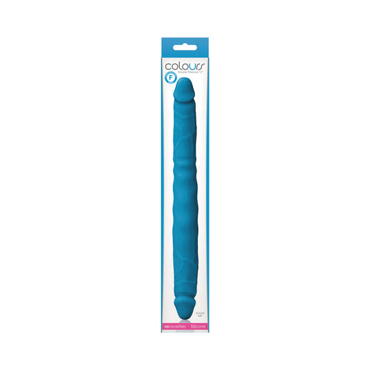 Colours Double Pleasure 12 " Dual Ended Dildo Blue