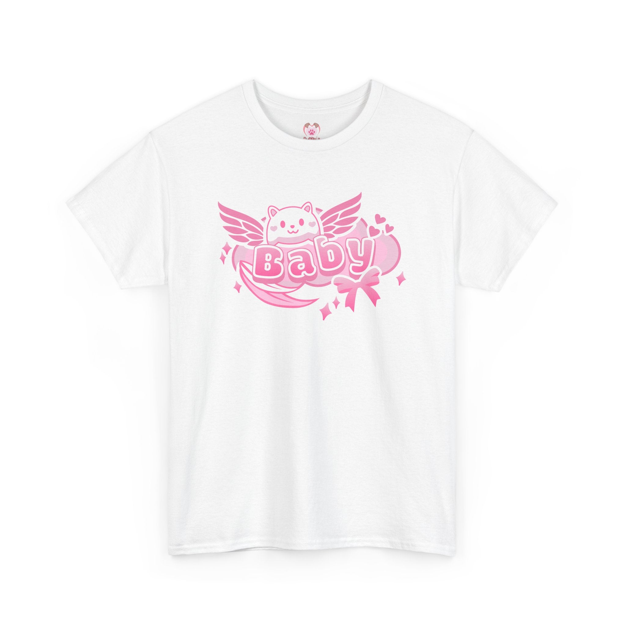 Baby Pink Wings Play Tee - Puppy's Aesthetics