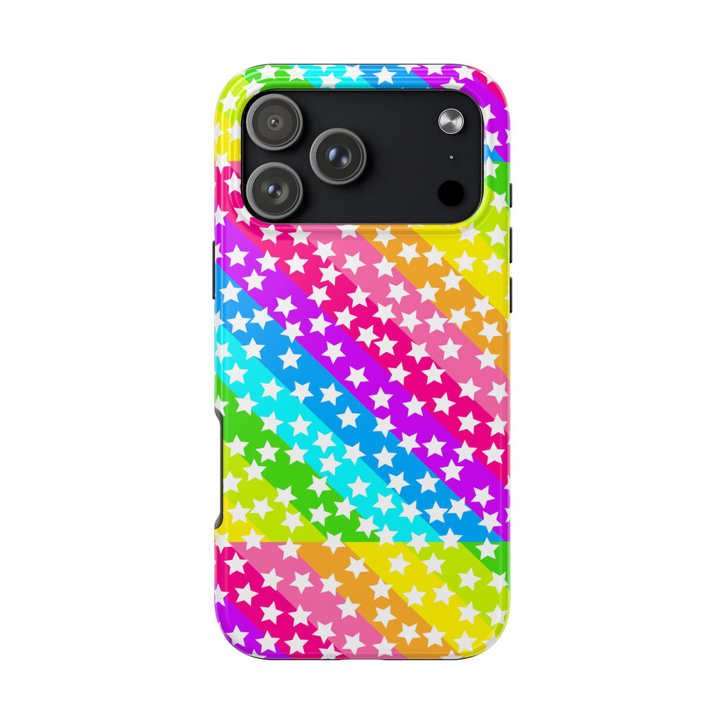 Starry Sprinkle Rainbow Tough iPhone Case