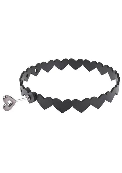 Black Heartlock Day Collar