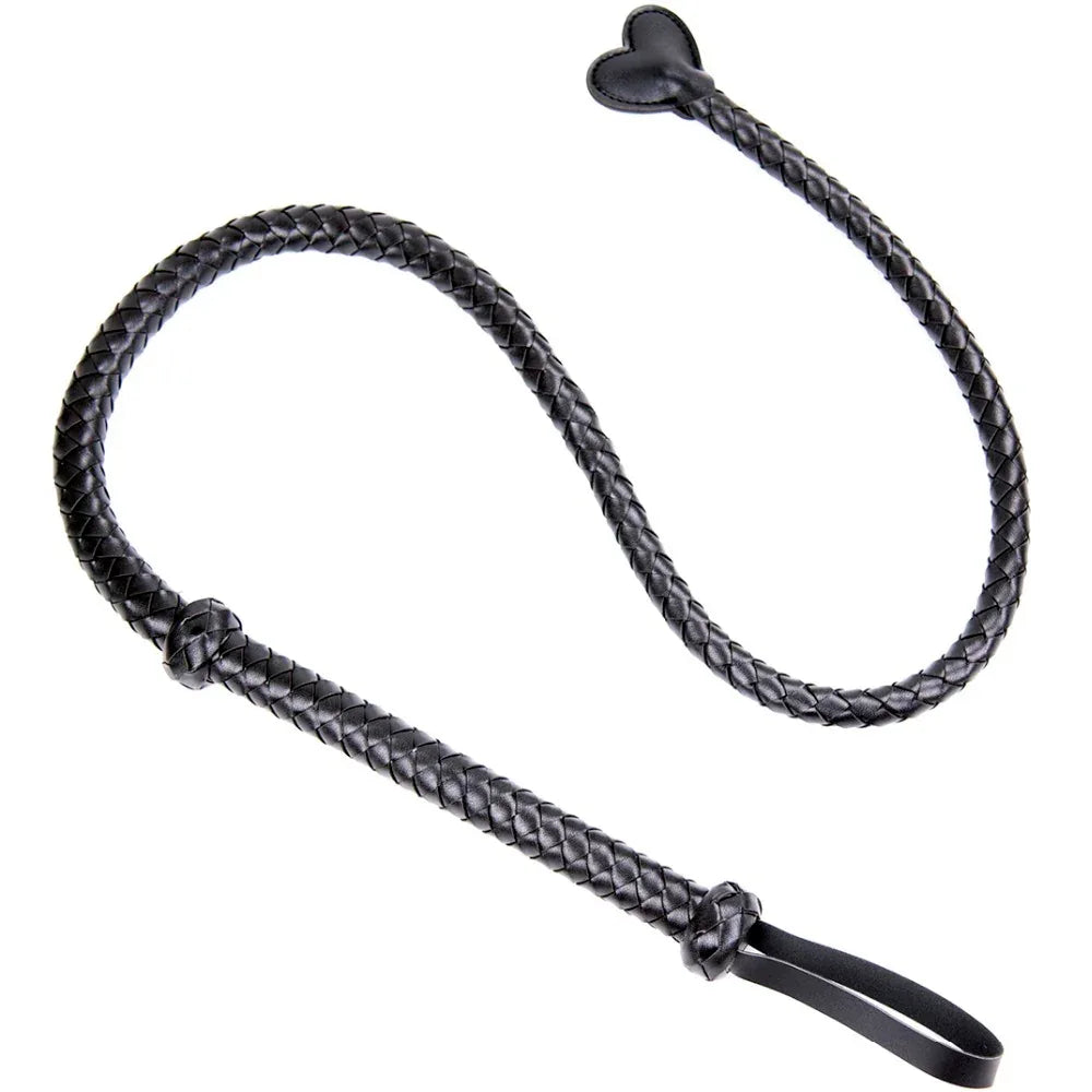 HeartSting Faux Leather Whip - Puppy's Aesthetics