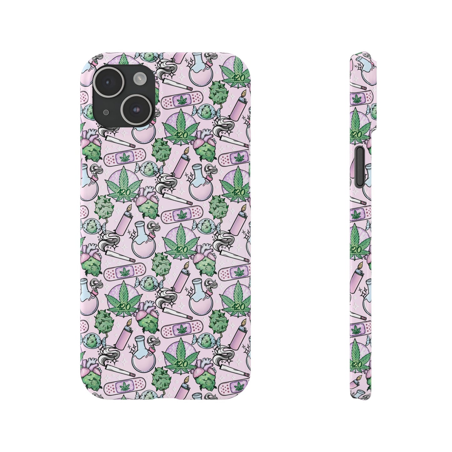 Cute Cannabis iPhone Slim Case