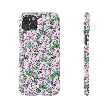 Cute Cannabis iPhone Slim Case