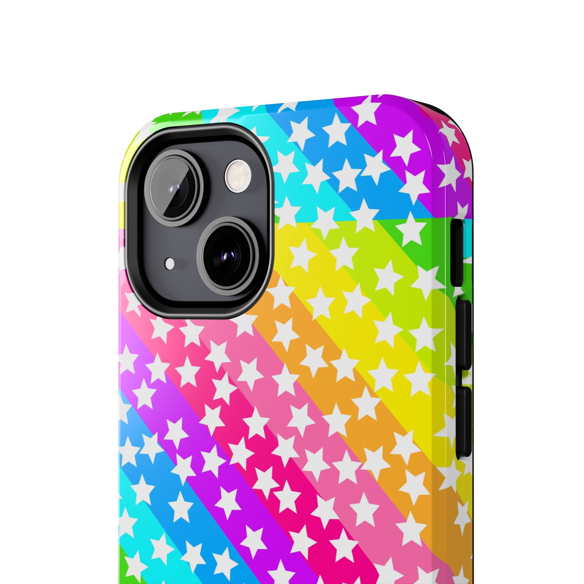 Starry Sprinkle Rainbow Tough iPhone Case