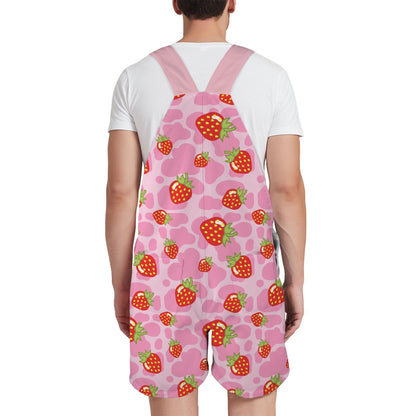 Strawberry Cow Unisex Huggeralls