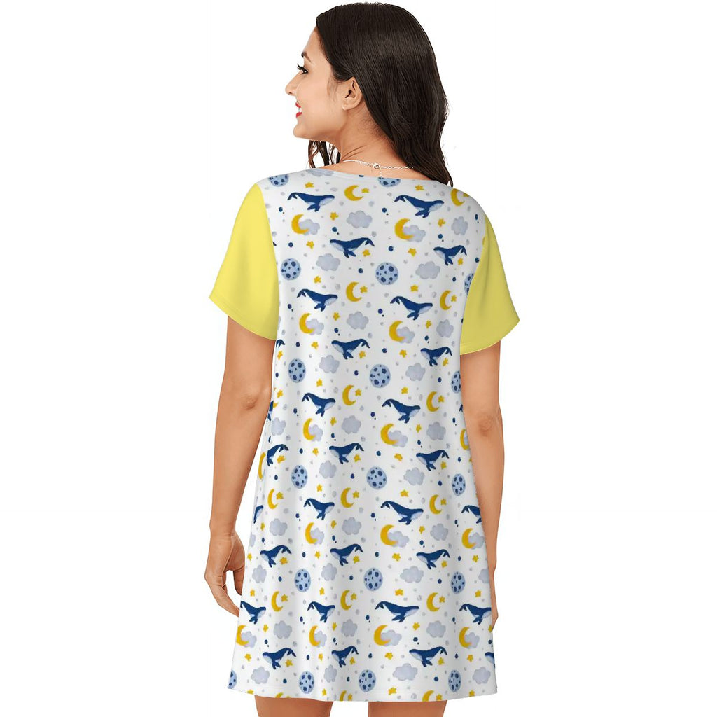 Sleepy Whale Dreams Soft Nightgown