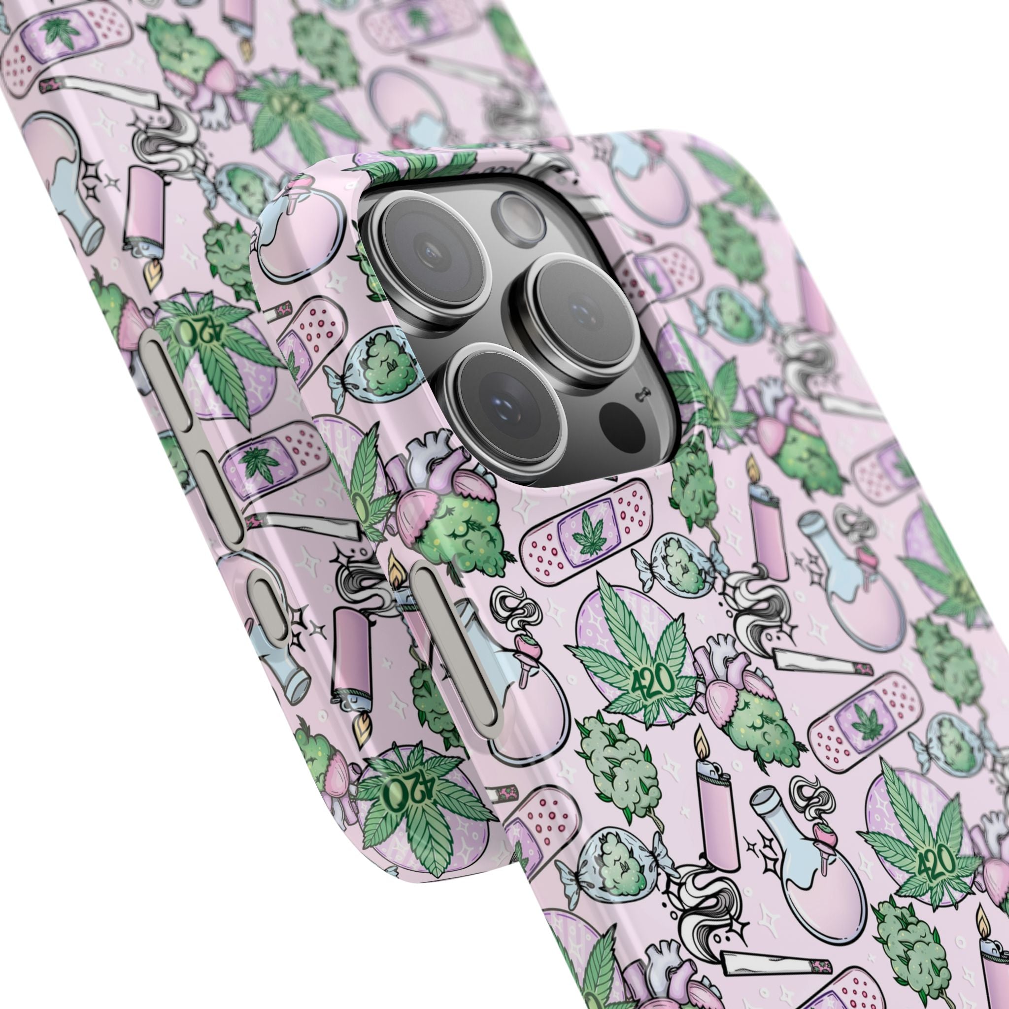 Cute Cannabis iPhone Slim Case