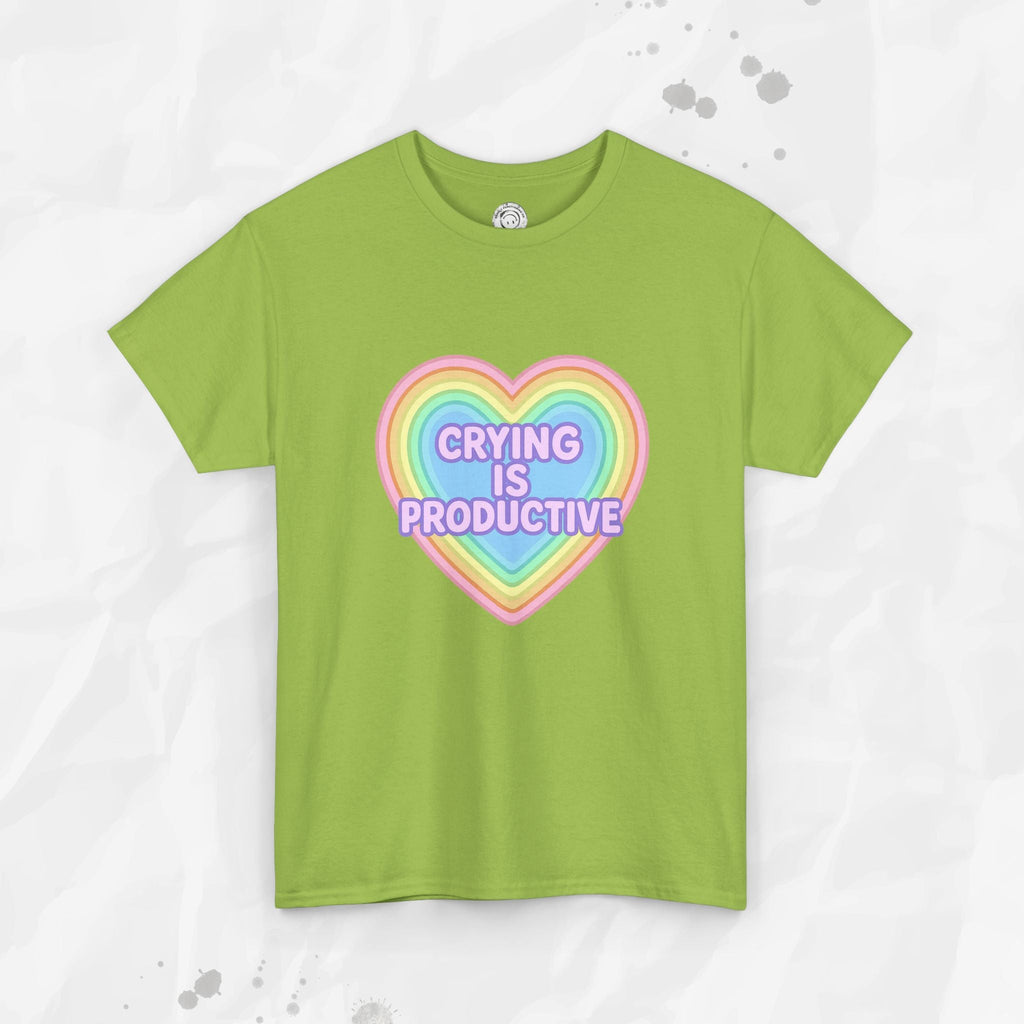 Crying Is Productive T-Shirt (Colors)