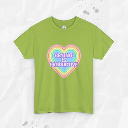 Crying Is Productive T-Shirt (Colors) - Puppy's Aesthetics
