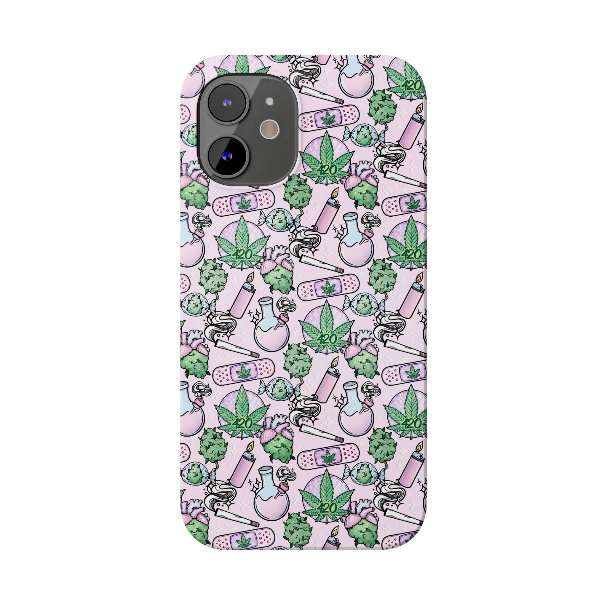 Cute Cannabis iPhone Slim Case