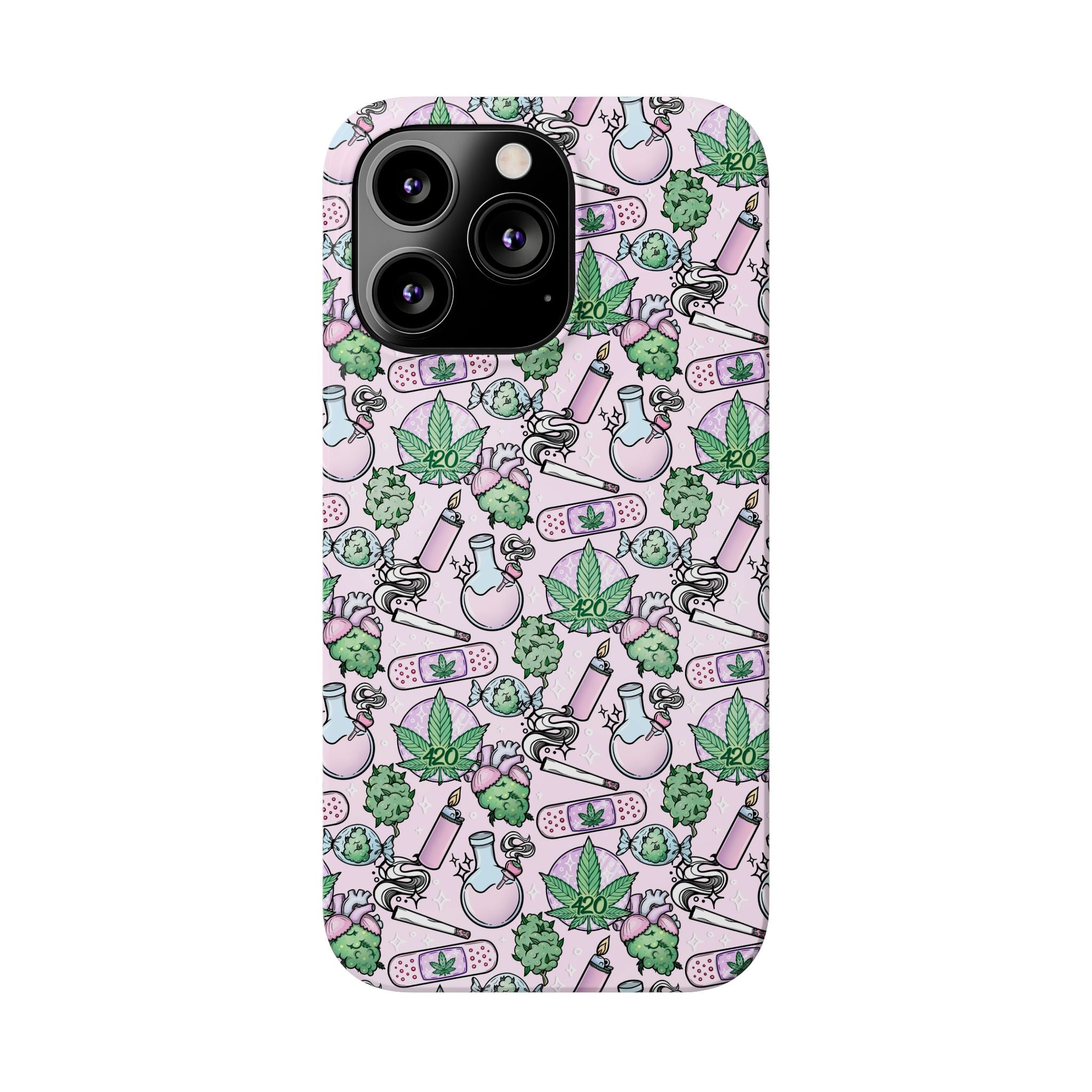 Cute Cannabis iPhone Slim Case