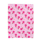 Pink Lollipop Velveteen Plush Blanket