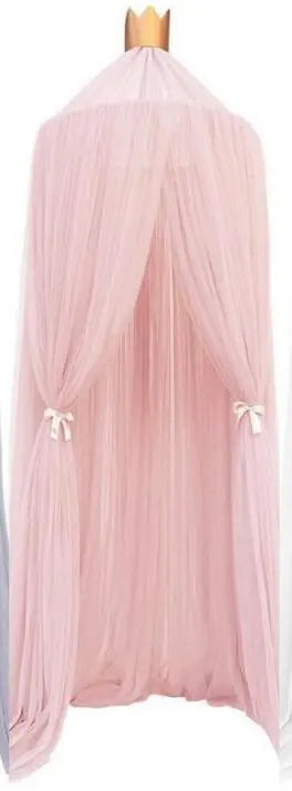 Pretty Bed Canopy Curtain Pink height 240cm