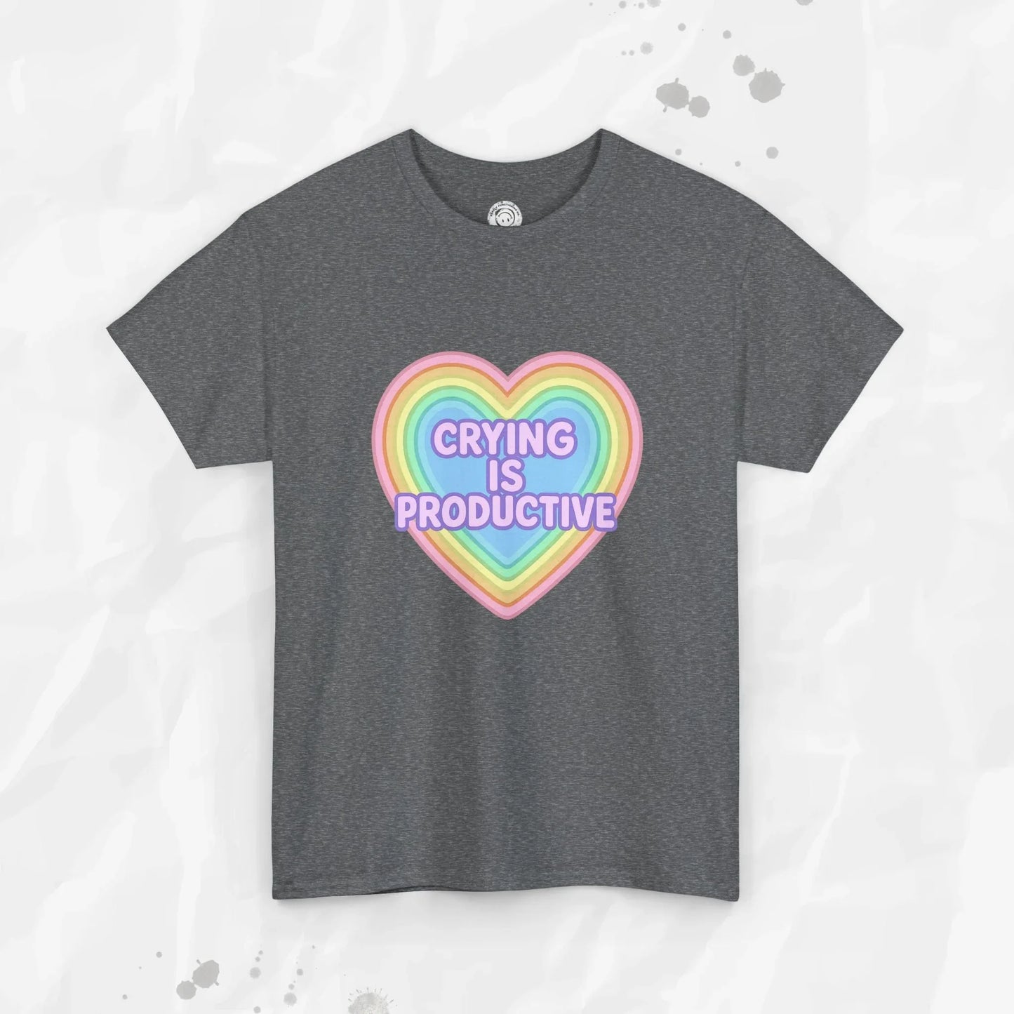 Crying Is Productive T-Shirt (Colors) - Puppy's Aesthetics