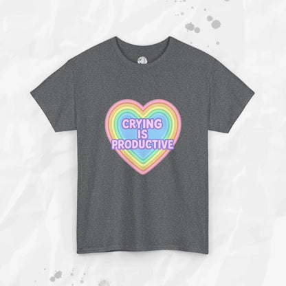 Crying Is Productive T-Shirt (Colors) - Puppy's Aesthetics