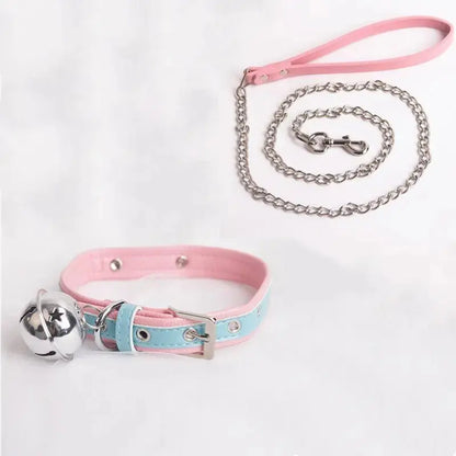 Cotton Candy Bell Petplay Collar Puppy's Aesthetics