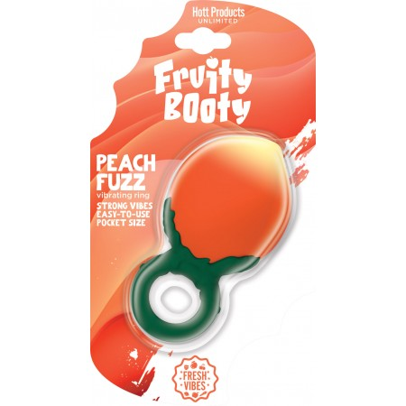 Fruity Booty Peach Fuzz Peach Vibe Liquid Silicone Rechargeable Personal Massager