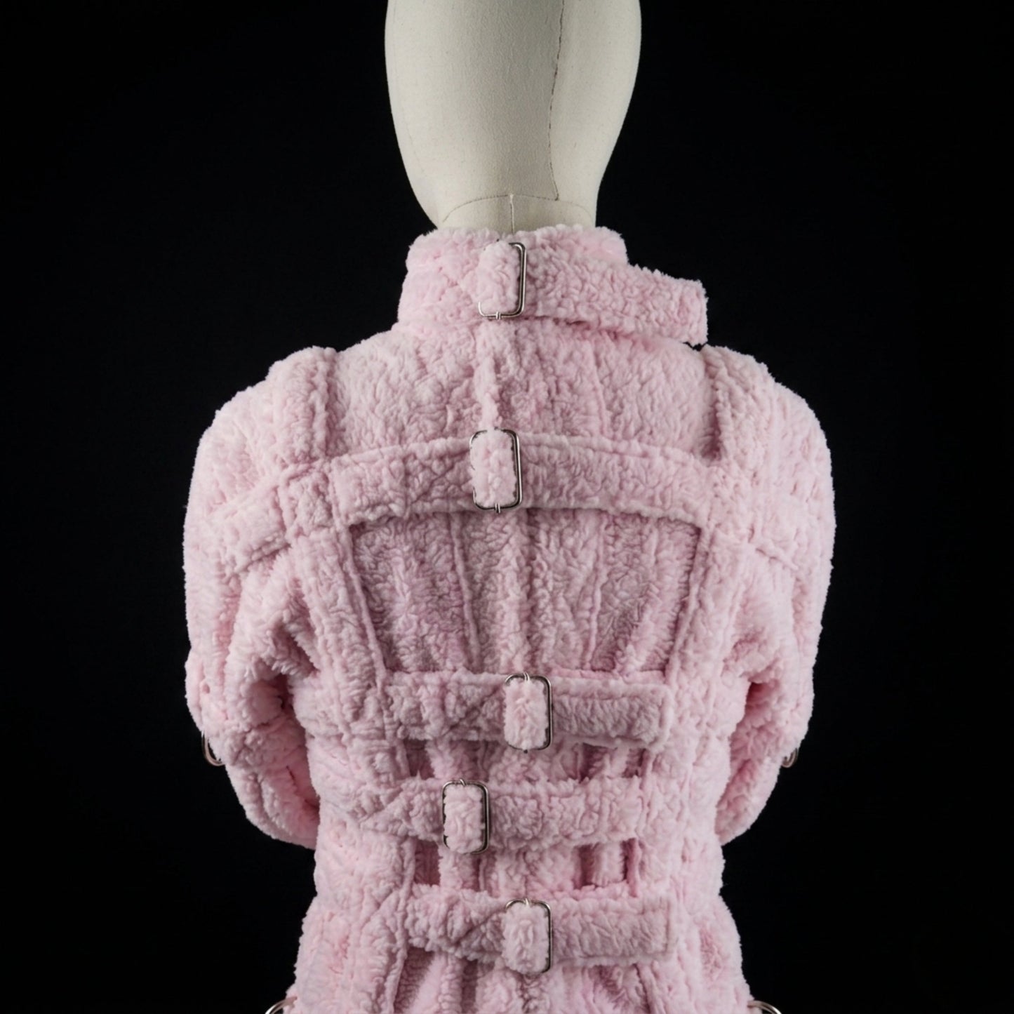Pink Sherling Straight Jacket | Soft Sherpa-Lined Restraint Jacket