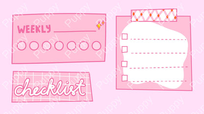 Weekly Wins - 8 Digital Journal Pages