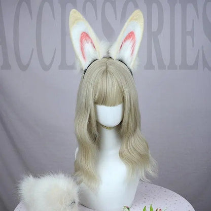 Lovely Plush Bunny Ears Set