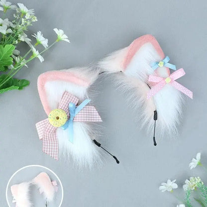 Plush Lolita Cat Ear Headband 1