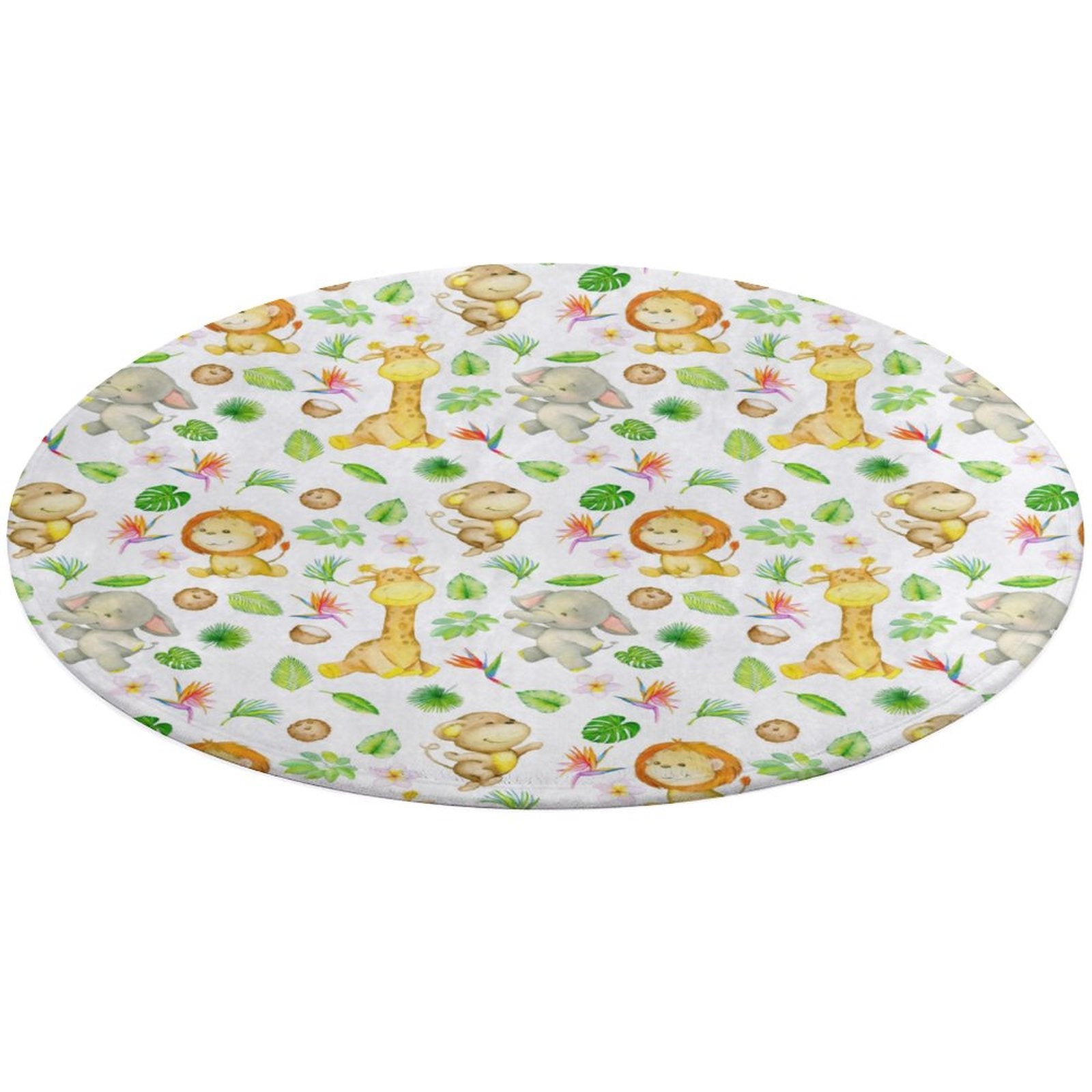 Cute Safari Velvet Soft Floor Mat
