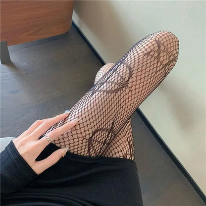 Pentagram Fishnet Stockings