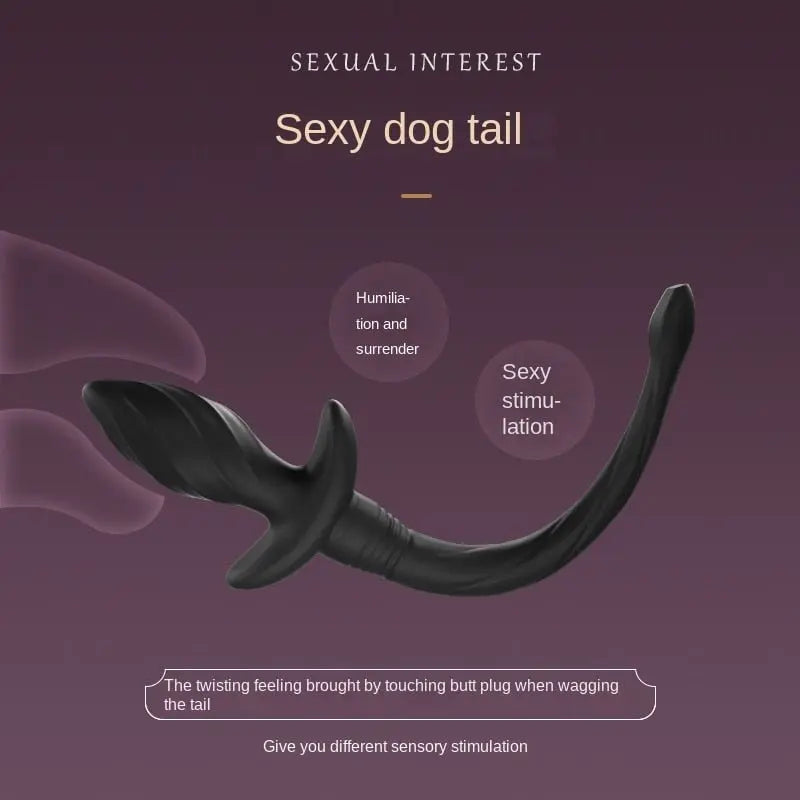Vibrating Anal Puppy Play Tail