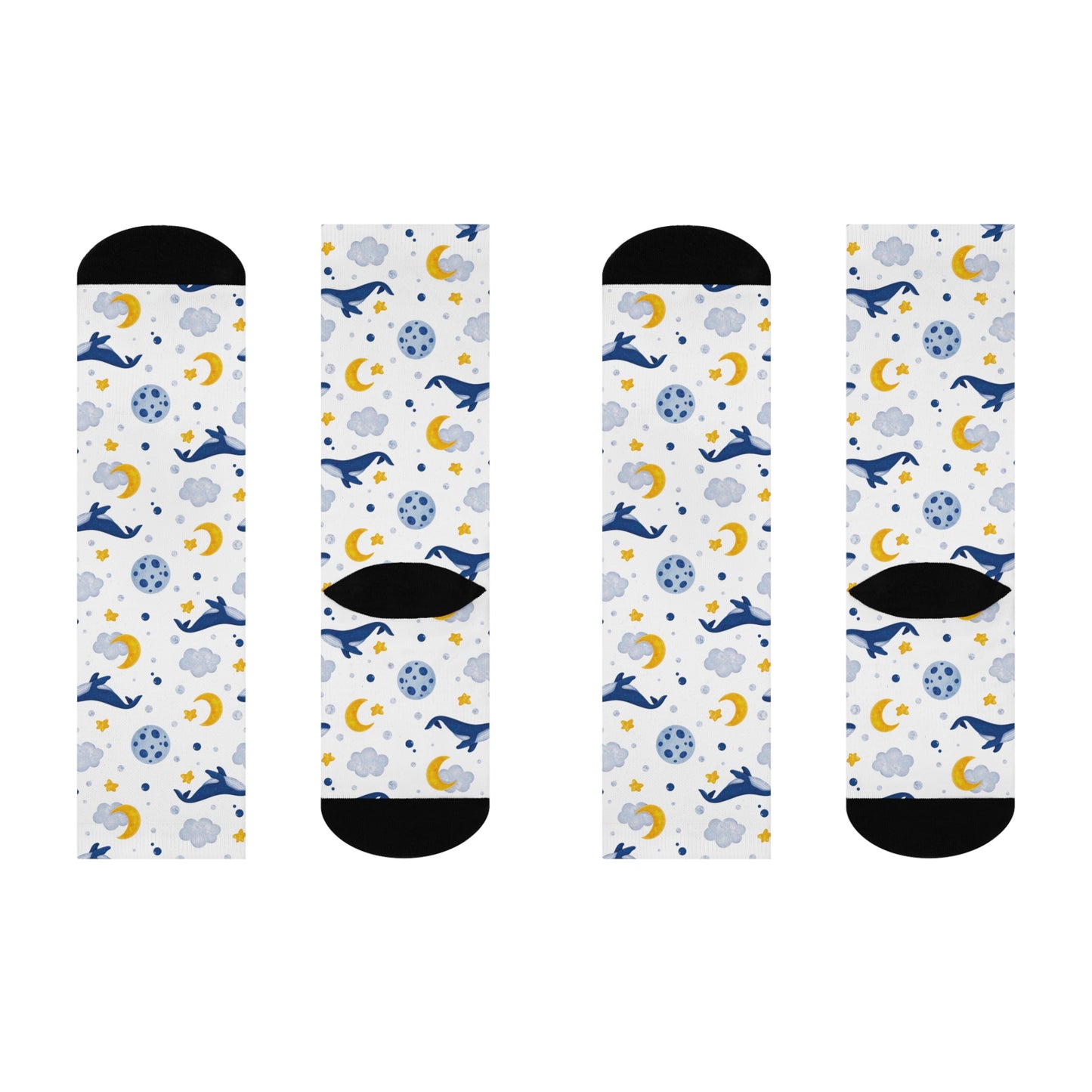 Sleepy Whale Dreams Crew Socks