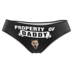 Personalized Face Property Of Daddy Panties - Puppy's Aesthetics
