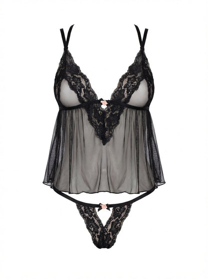 Sheer Madness Babydoll Set