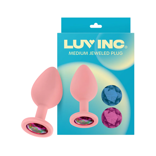 Pretty Pink Gem Interchangeable Silicone Plug