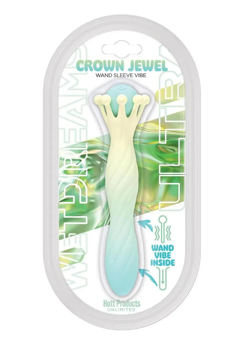 Wet Dreams Crown Jewel Silicone Scepter Vibe